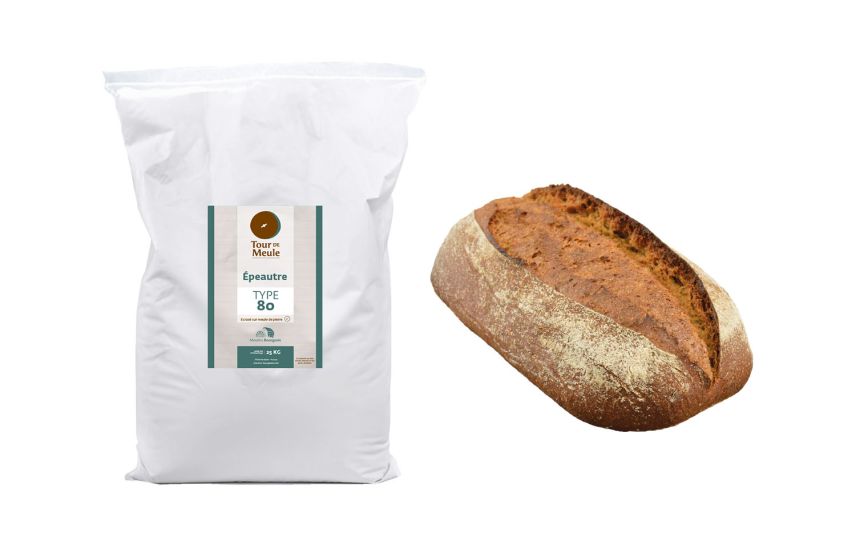 Tour de Meule Spelt T80 - Stone Ground