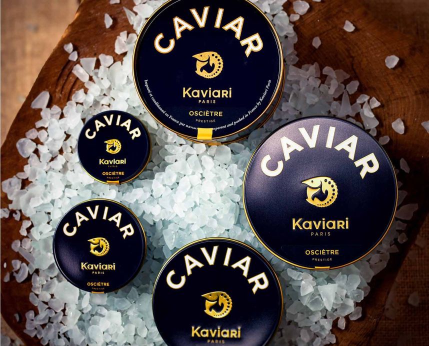 Discover the range of caviars from Kaviari Paris