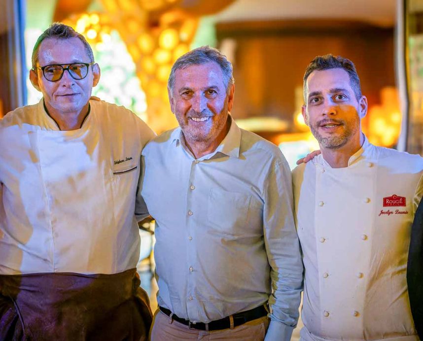 Alain Rougié and Chef Jocelyn Deumié in Dubai